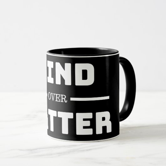 L'esprit sur la matière Mug (Devant droit)