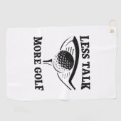 Less Talk More Golf Golfhanddoek (Horizontaal)
