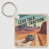 Less Talk. More Traction Sleutelhanger (Voorkant)
