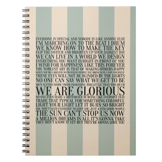 Lessen van een Showman Notitieboek (Voorkant)