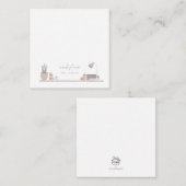 lessenaar notitiekaartje (Voorkant / Achterkant)