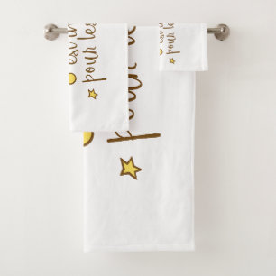 L'essentiel est onzichtbaar pour les yeux bad handdoek