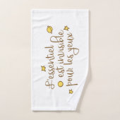 L'essentiel invisible pour les yeux (Serviette à main)