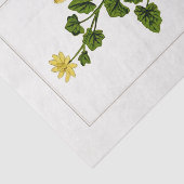 Lesser Celandine Botanical Illustration 1885 Tissuepapier (Detail)