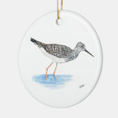 Lesser gele benen keramisch ornament (Links)