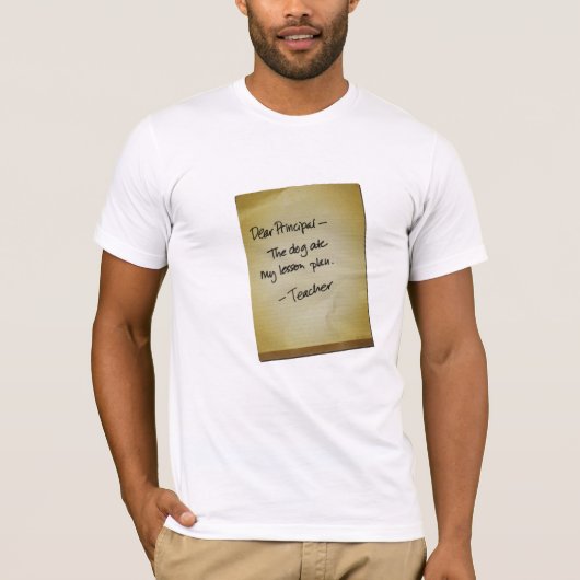 Lessonplan T-shirt (Voorkant)