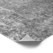 'Lessons' Abstracte zwart-witkunst Poster (Hoek)