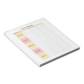 Lessons Planner Teacher Notitieblok (Schuin)