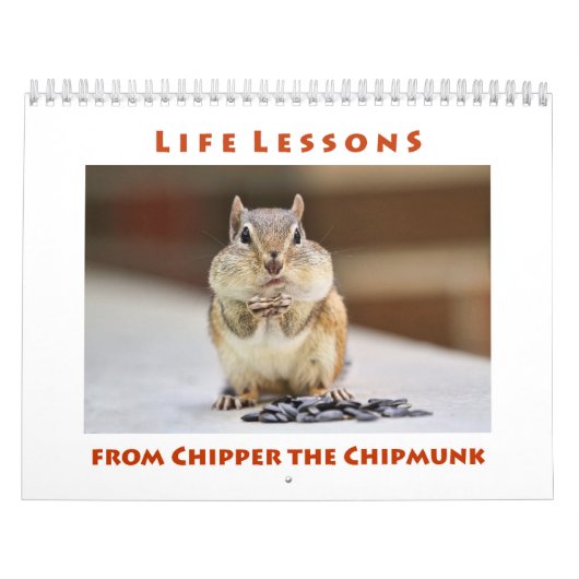 Lessons van de Chipper en de Chipmunk Calendar Kalender (Hoes)