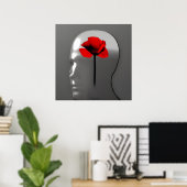 Lest We Forget - Impression d'art numérique AI  (Bureau à domicile)