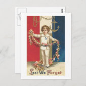 Lest we vergeten  Amerikaan Briefkaart (Voorkant / Achterkant)