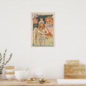 L'Estampe Moderne: Brunnhild, Gaston Bussiere Poster (Keuken)