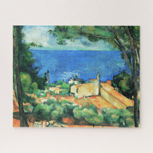 L'Estaque met Red Roofs van Paul Cezanne Legpuzzel