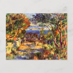 L'Estaque van Pierre Renoir,  impressionisme Briefkaart