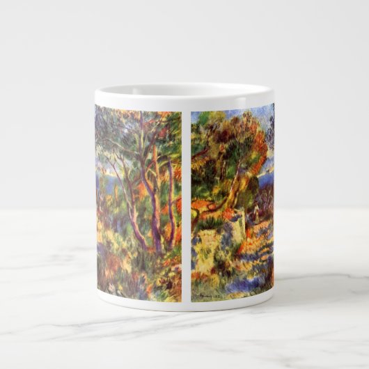 L'Estaque van Pierre Renoir,  impressionisme Jumbo Mok (Voorkant)