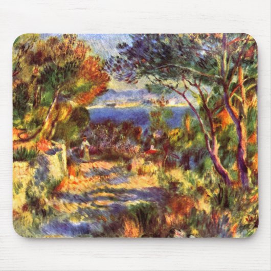 L'Estaque van Pierre Renoir, impressionisme Muismat (Voorkant)