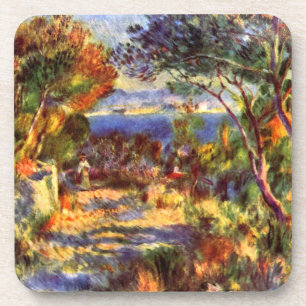 L'Estaque van Pierre Renoir,  impressionisme Onderzetter