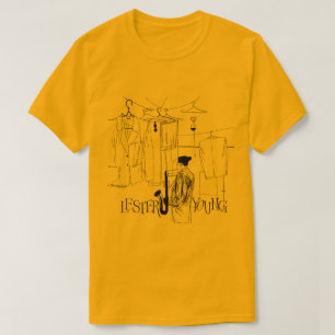 Lester Young Jazz Illustratie T-shirt