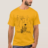 Lester Young Jazz  Illustratie T-shirt (Voorkant)