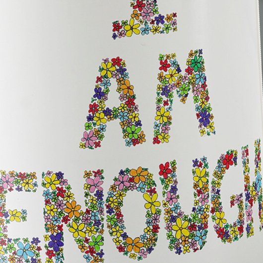 L'estime de soi inspirant floral Mug