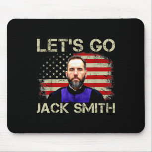 Let39s Go Jack Smith Amerikaanse vlag zomer Muismat