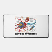 Let alleen op Neuron Synapse Neurotransmitter Bureaumat (Voorkant)