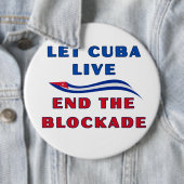 Let Cuba Live Ronde Button 6,0 Cm (In situ)