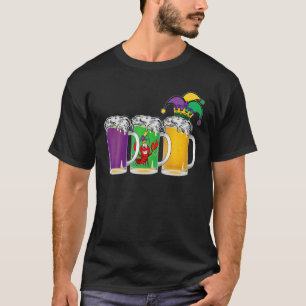 Let Day Drink Unieke Mardi Gras Jester Funny Crawf T-shirt