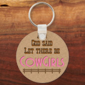 'Let er' COWGIRLS-Sleutelhanger Sleutelhanger (Voorkant)