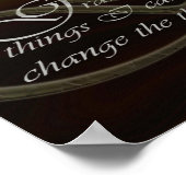 "Let er light w/Serenity Prayer" kunst van MC Poster (Hoek)