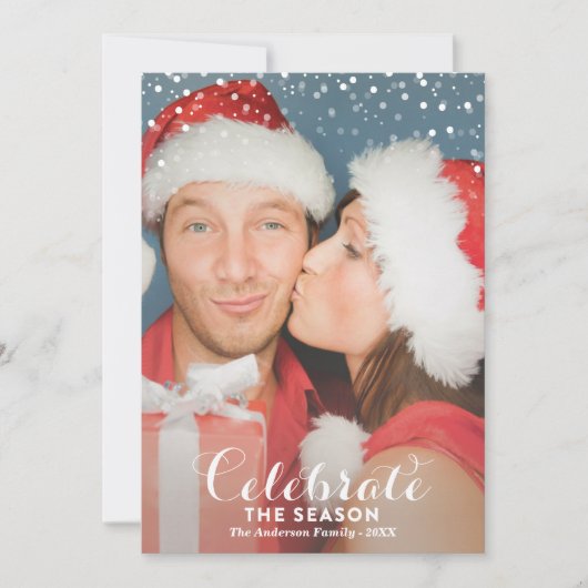 LET EST CARTE PHOTO DE VACANCES DE LA NEIGE %PIPE% (Devant)