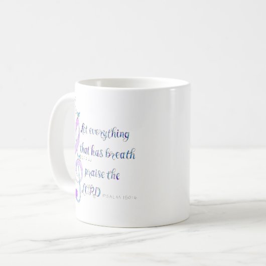 Let Everything That Has Breath Praise Mug (Devant gauche)
