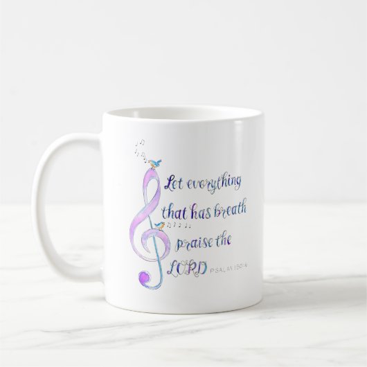 Let Everything That Has Breath Praise Mug Koffiemok (Links)
