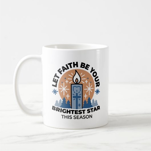 Let Faith Shine Bright: het thema van de winter Koffiemok (Links)