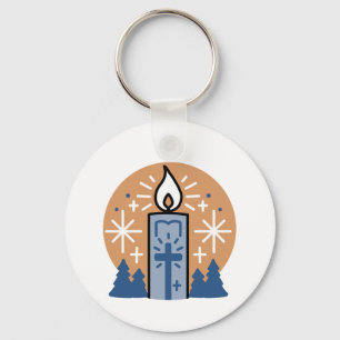 Let Faith Shine Bright: het thema van de winter Sleutelhanger