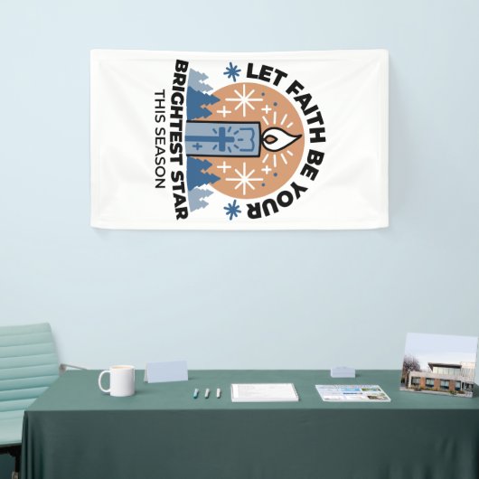 Let Faith Shine Bright: het thema van de winter Spandoek (Beurs)