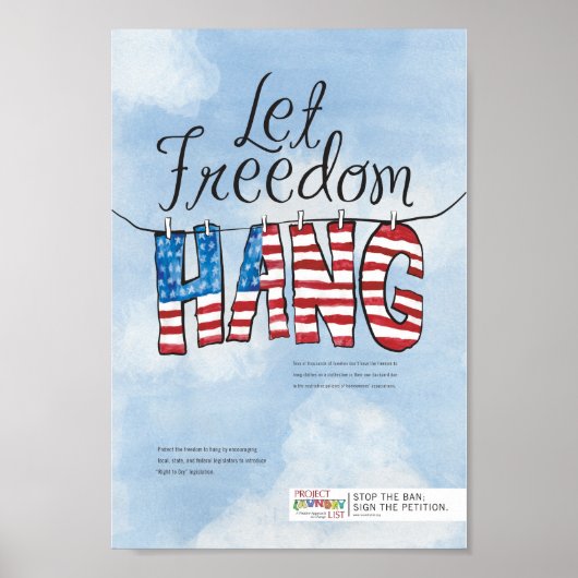 Let Freedom Hang Poster (Devant)