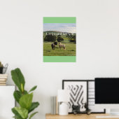 Let Go and Let God Pony Ponies Poster (Bureau à domicile)