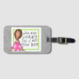 Let goed op dat dit niet je tas is. bagagelabel