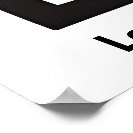 Let It Be Simple wall poster (Coin)