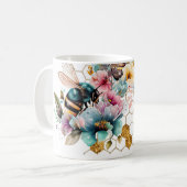 "Let it Bee" Koffie Mok (Voorkant links)