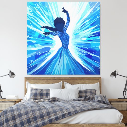 Let It Go Canvas Afdruk (Insitu (Slaapkamer))