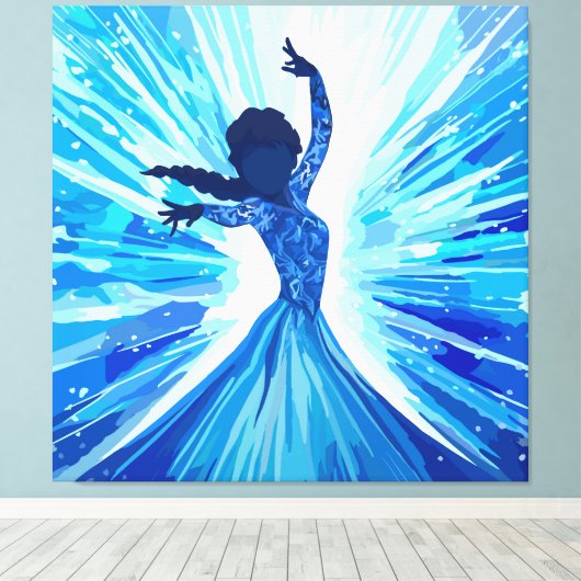 Let It Go Canvas Afdruk (Insitu (Houten vloer))
