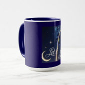 Let It Go Falling Star Galaxy Mok - Inspirerend (Voorkant links)