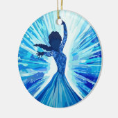 Let It Go Keramisch Ornament (Links)