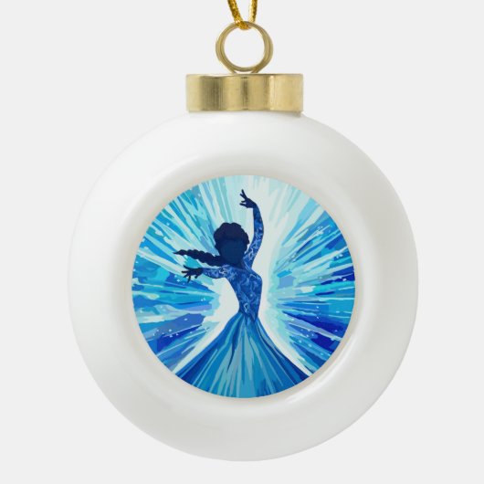 Let It Go Keramische Bal Ornament (Voorkant)