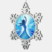 Let It Go Tin Sneeuwvlok Ornament (Rechts)