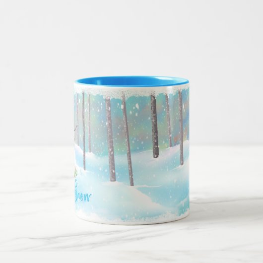 "Let it Snow" 11 oz Snowman Mug (Centre)
