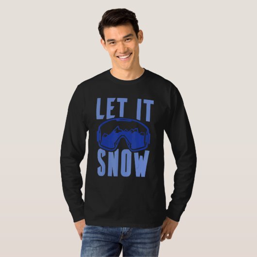 Let it Snow 4 T-shirt (Voorkant volledig)