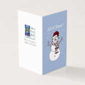 "Let it Snow" Carte de voeux Snowman *set de 25 (Outside)